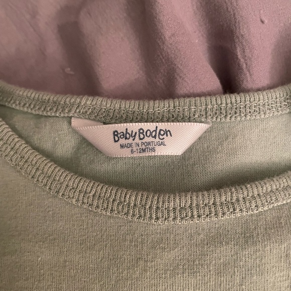 Baby Boden Light Green Adventure Badger Appliqué T-Shirt 6-12M - Picture 6 of 6